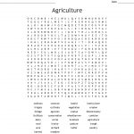 Agriculture Word Search   Wordmint