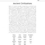 Ancient Civilizations Word Search   Wordmint