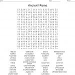 Ancient Rome Word Search   Wordmint