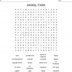 Animal Farm Word Search   Wordmint
