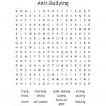Anti Bullying Word Search   Wordmint