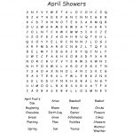 April Showers Word Search   Wordmint