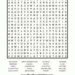 Australia Printable Word Search Puzzle | Word Search
