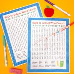 Back To School Word Search Printable   Happiness Is Homemade
