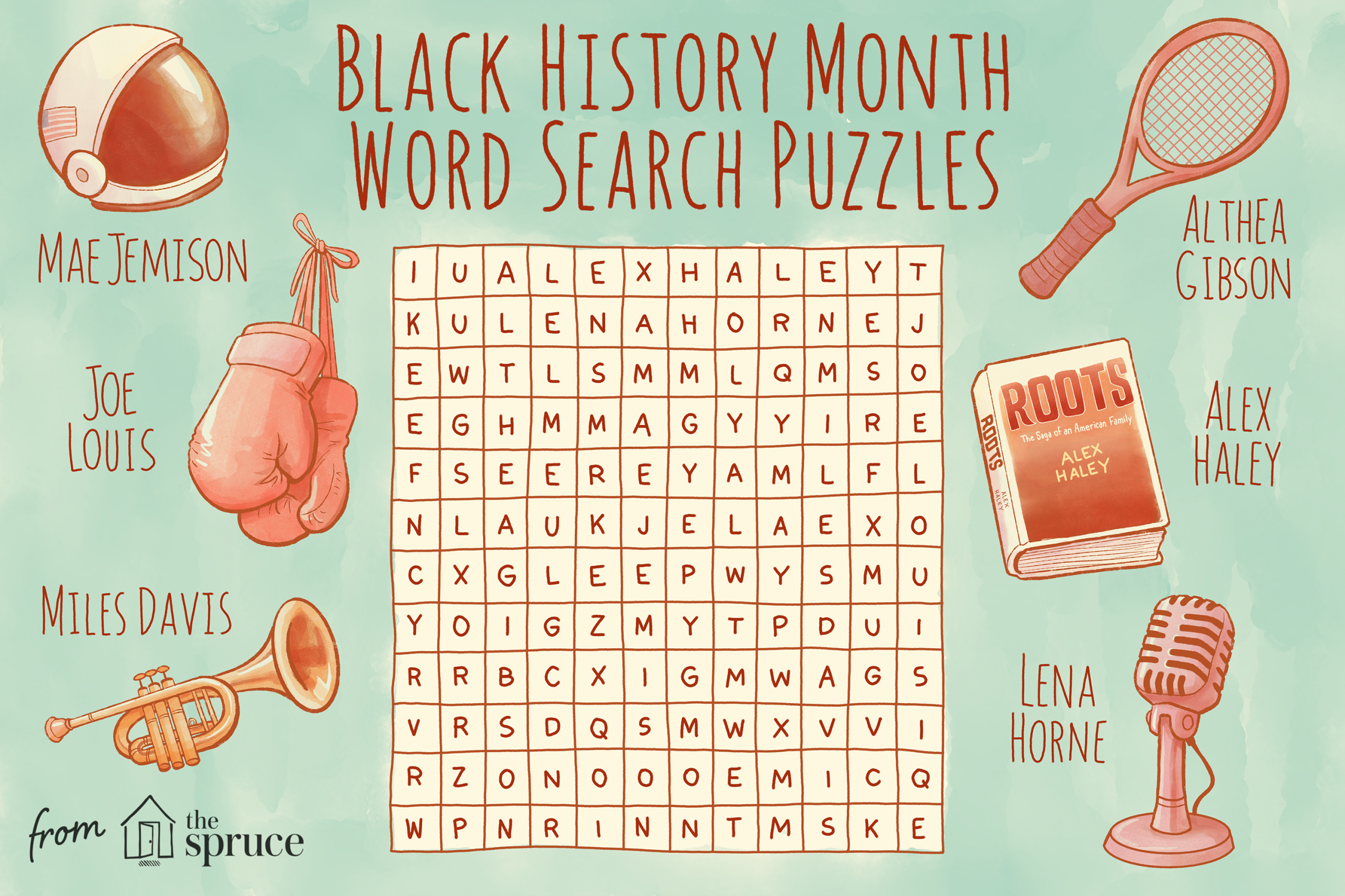 Black History Month Word Search Puzzles For Kids