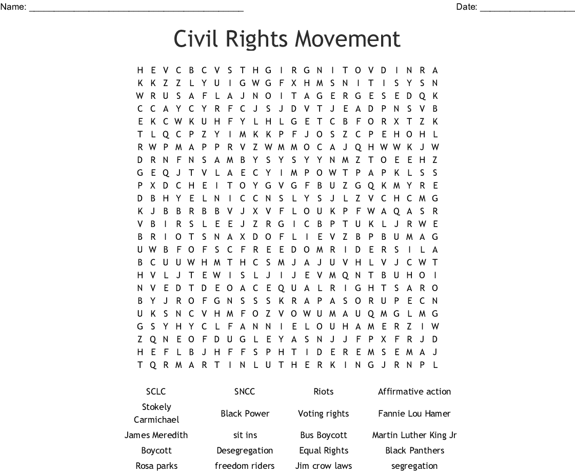 free printable black history word search puzzles word