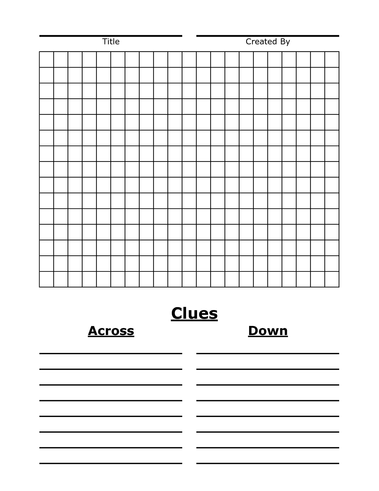 Blank Word Search | 4 Best Images Of Blank Word Search
