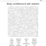 Body Confidence & Self  Esteem Word Search   Wordmint