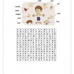 Body Parts Wordsearch   English Esl Worksheets For Distance