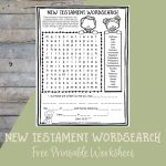 Books Of New Testament Wordsearch   Path Through The Narrow Gate