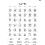 Bullying Word Search   Wordmint