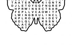 word search butterfly