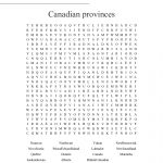 Canadian Provinces Word Search   Wordmint