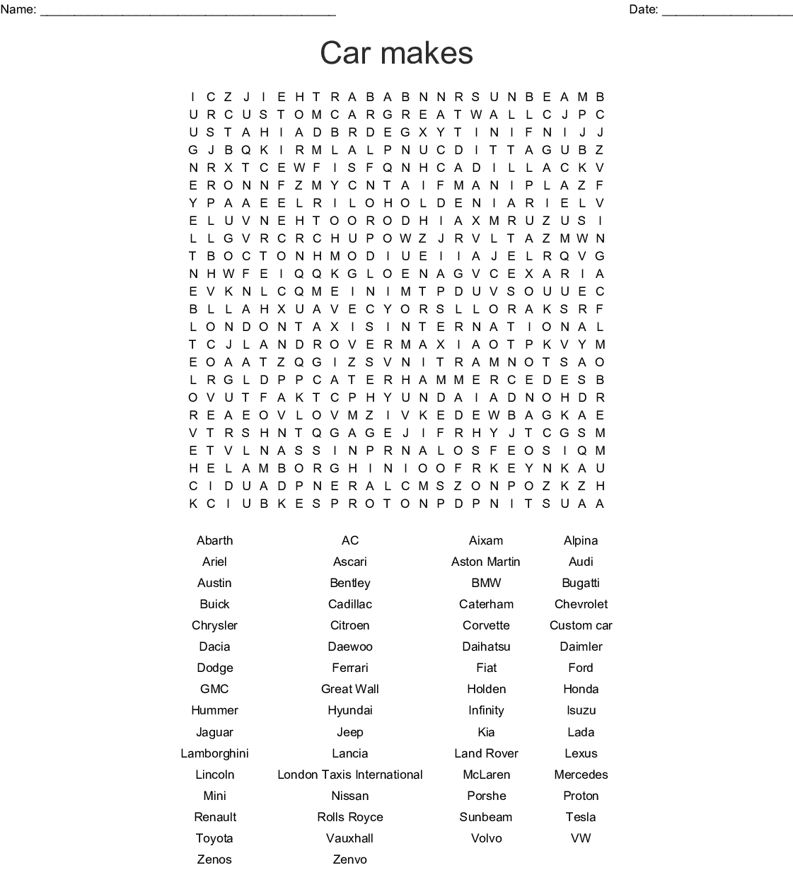 car-word-search-printable-word-search-printable