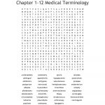 Chapter 1 12 Medical Terminology Word Search   Wordmint