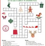 Christmas Crossword Puzzle Printable   Thrifty Momma's Tips