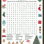 Christmas Word Search Printable   Woman Of Many Roles