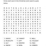 Christmas Word Search Puzzle   All Esl