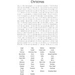 Christmas Word Search   Wordmint