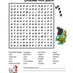 Christmas Wordsearch   English Esl Worksheets For Distance