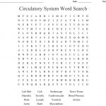 Circulatory System Word Search   Wordmint