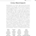 Civics Word Search   Wordmint