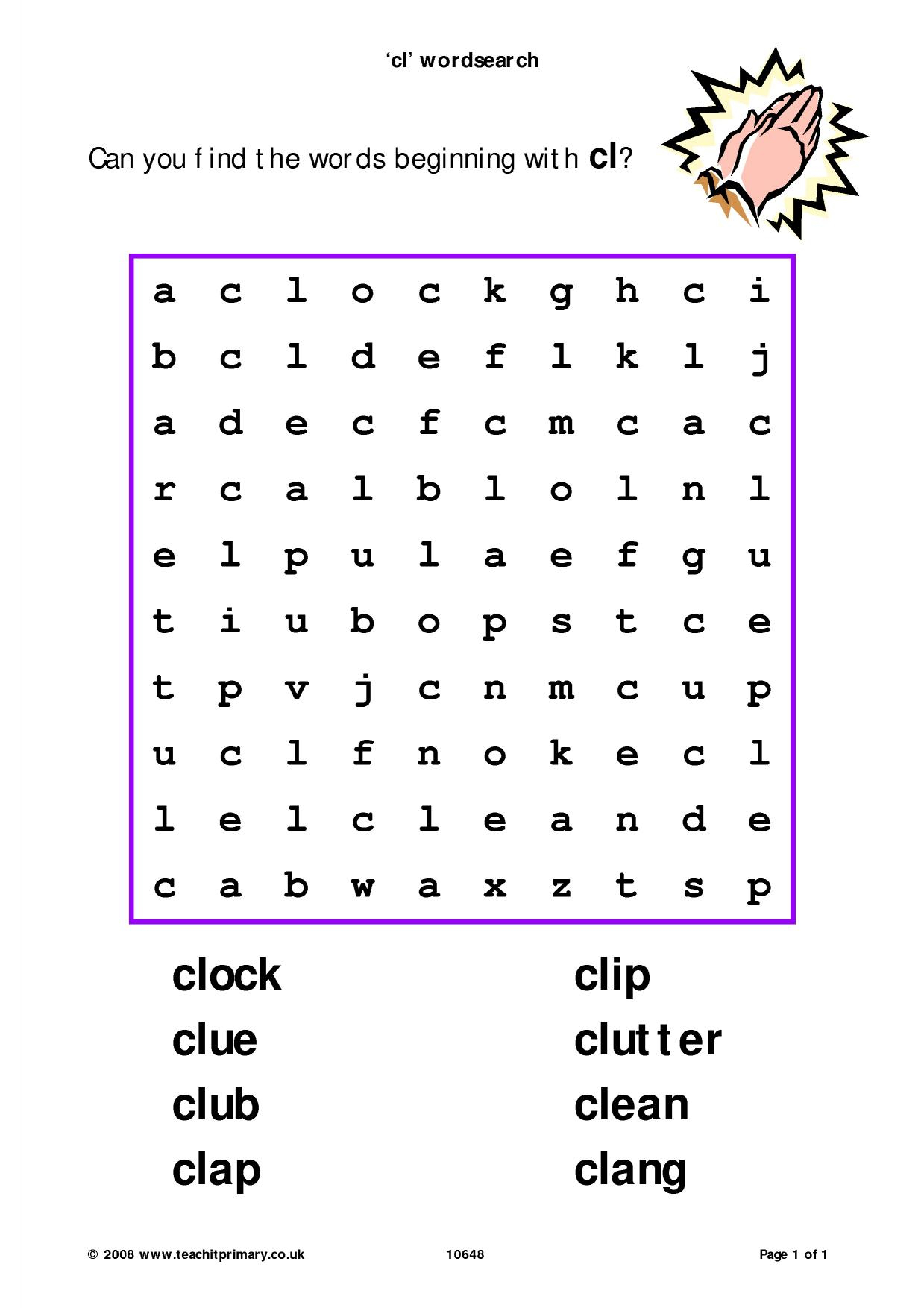 Cl Wordsearch