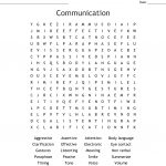 Communication Word Search   Wordmint