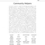 Community Helpers Word Search   Wordmint