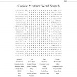 Cookie Monster Word Search   Wordmint