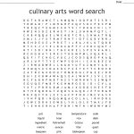 Culinary Arts Word Search   Wordmint