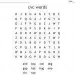 Cvc Words Word Search   Wordmint