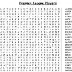 Daily Wordsearches: Word Search 3   Premier League Players
