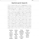 Dental Word Search   Wordmint