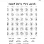 Desert Biome Word Search   Wordmint