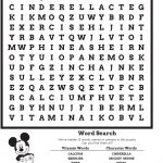 Disney Word Search Puzzles | Activity Shelter