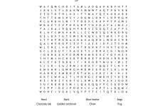 Dog Breeds Word Search – Wordmint