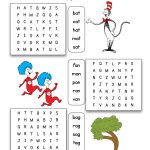 Dr. Seuss Cvc Word Family Word Search | As They Grow Up