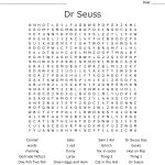 Dr Seuss Word Search   Wordmint