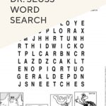 Dr. Seuss Word Search | Worksheets For Kids, Teaching Tips