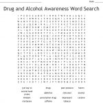 Drug And Alcohol Awareness Word Search   Wordmint