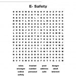 E  Safety Word Search   Wordmint