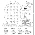 Easter Word Search For Kids | Printable Shelter