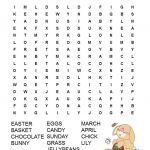 Easter Word Search Free Printable For Kids | Lillian Home
