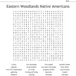 Eastern Woodlands Native Americans Word Search   Wordmint