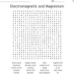 Electricity And Magnetism Word Search   Wordmint