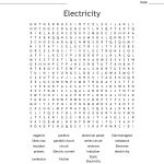 Electricity Word Search   Wordmint