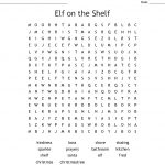 Elf On The Shelf Word Search   Wordmint