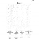 Energy Word Search   Wordmint