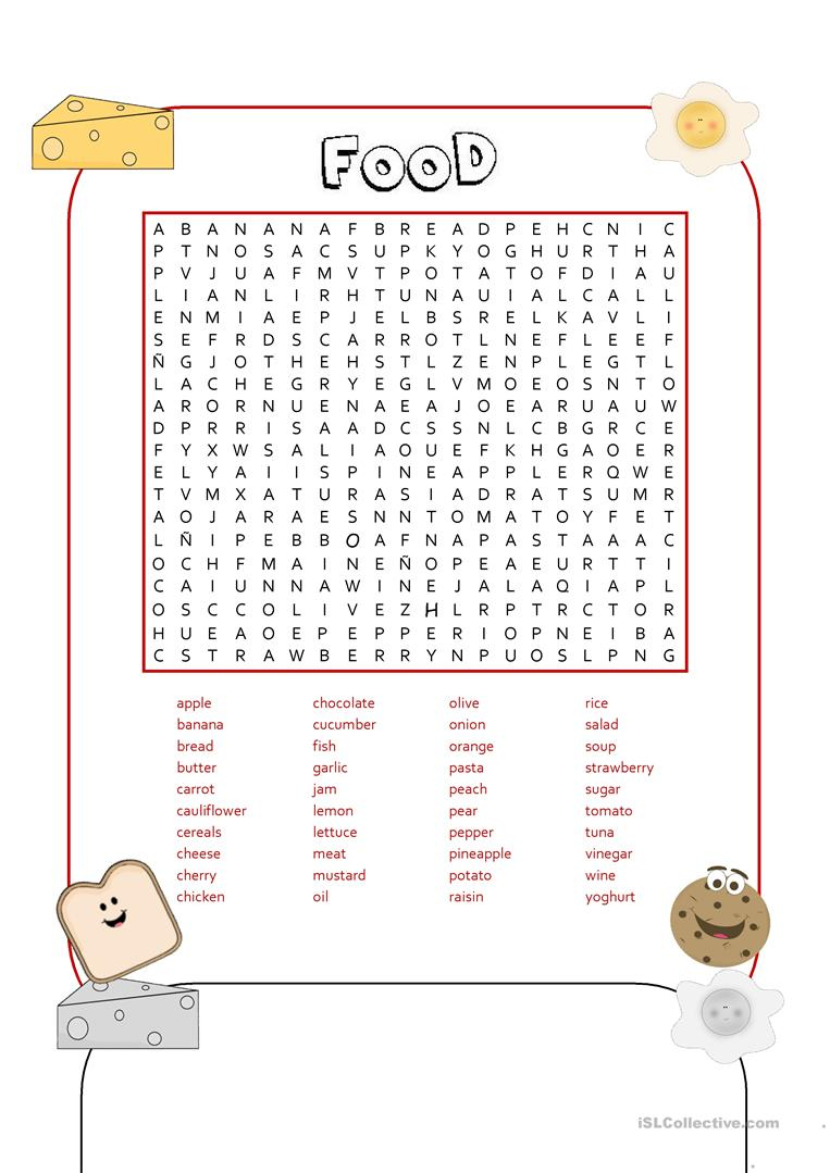 English Esl Word Searches Worksheets - Most Downloaded (46